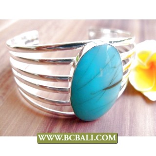 Turquoise Alpaka Silver Bracelets